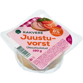 Vorst Juustu viilutatud Rakvere 190g