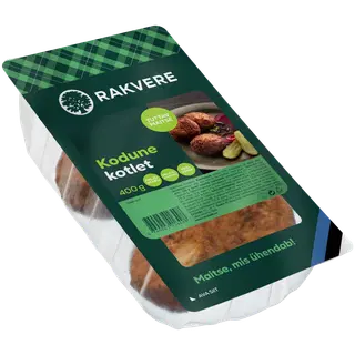 Kodused kotletid Rakvere 400g