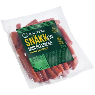 Snäkk pro Mini õllesigar juustu , RAKVERE LK, 300 g
