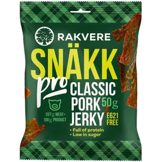 Rakvere SNÄKK pro klassikaline pork jerky 50 g