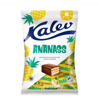 Vahvlikompvek Ananass KALEV 150g
