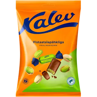 Kalev pistaatsiapähklitega pralineekompvekid 175 g