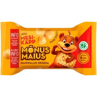 Maisipallid iirisega Mõnus Maius Mesikäpp 25g