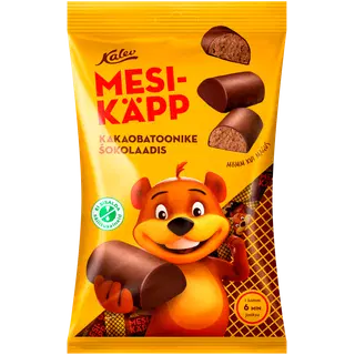 Kalev Mesikäpp šokolaadiglasuuris kakaobatoonike 200 g