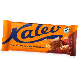 Kalev tiramisumaitseline piimašokolaad küpsisega 100g