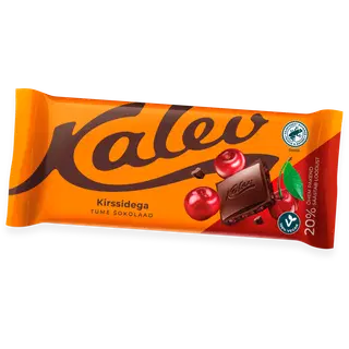Tume šokolaad kirsi Kalev 100g