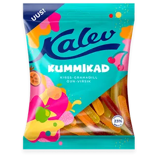Kummikommid vegan segu KALEV 120g