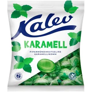 Karamell,piparmündimaitseline KALEV 120g