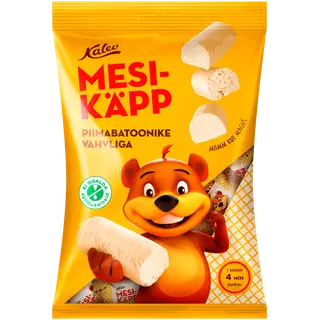Piimabatoonike vahvliga Mesikäpp 150g