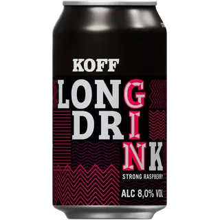 Koff Long Drink Strong Raspberry muu alkohoolne jook 8%vol 330 ml