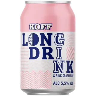 Koff Long Drink Pink Grapefruit muu alkohoolne jook 5,5%vol 330ml