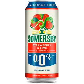 Somersby Strawberry&Lime alkoholivaba siider 500ml