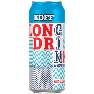 Koff Long Drink Grapefruit 5.5% vol 0.5L muu alkohoolne jook