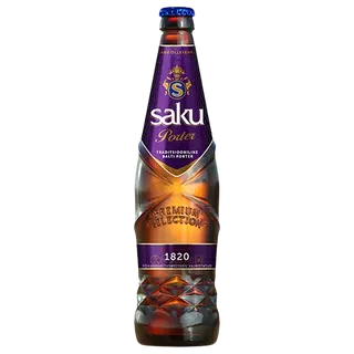 Tume õlu SAKU PORTER 6.9% 500ml