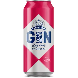 Sinebrychoff Long Drink Cranberry muu alkohoolne jook 5,5%vol 500ml