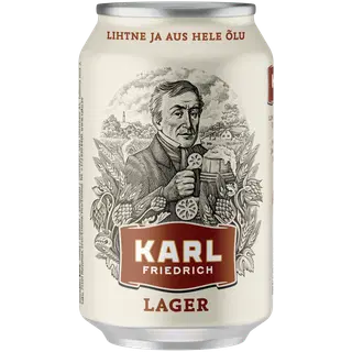Karl Friedrich hele õlu 5%vol 330ml purk