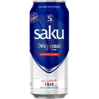 Saku Originaal 0.5L alkoholivaba õlu