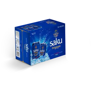 Saku Originaal hele õlu 4.7% vol 12*0.33L