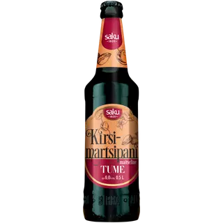 Saku Kirsi-martsipani maitseline tume õlu 6%vol 500ml