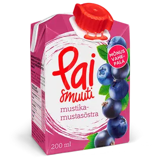 Pai mustika-mustsõstra smuuti 200ml
