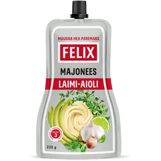 Majonees laimi-aioli Felix 220g