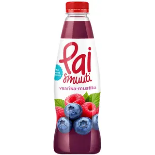 Vaarika-mustika smuuti PAI 750ml