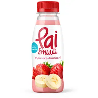 Maasika-banaani smuuti PAI 250ml