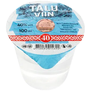 Remedia talu viin 40%vol 100ml