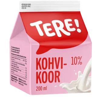 Kohvikoor Tere 10% 200ml