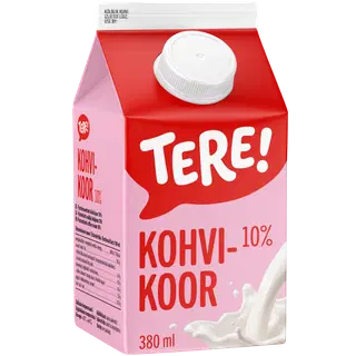 Kohvikoor TERE 10%, 380ml