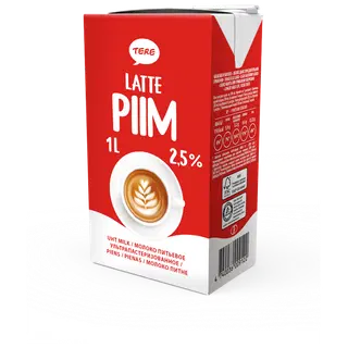 Tere Latte piim 2.5% 1L kõrgkuumutatud
