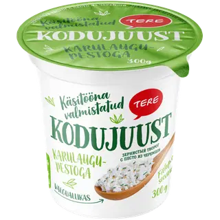Kodujuust karulaugupestoga Tere 300g