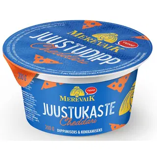 Juustudipp Cheddari Merevaik 200g
