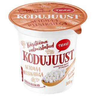 Kodujuust TERE soolariisikatega, 300g