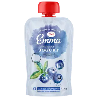 Mustikajogurt laktoosivaba, EMMA, 110 g