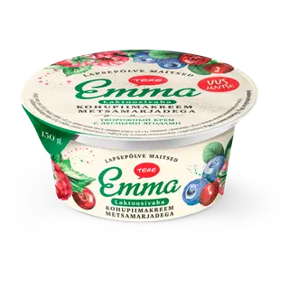 Emma Metsamarjadega kohupiimakreem, 150 g