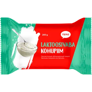 Tere Laktoosivaba rasvata kohupiim 200g