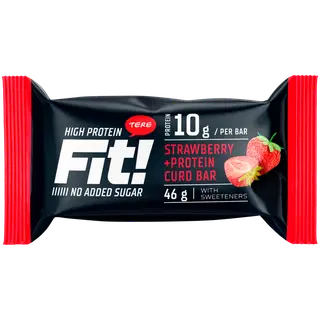 Proteiinibatoon maasika magusainetega Fit 46g