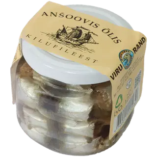 Viru Rand Ansoovis Õlis Kilufileest 125 G