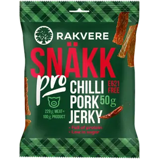 Rakvere SNÄKK pro Chilli pork jerky 50 g