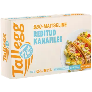Tallegg Fit! Bbq-Maitseline Rebitud Kanafilee 300G
