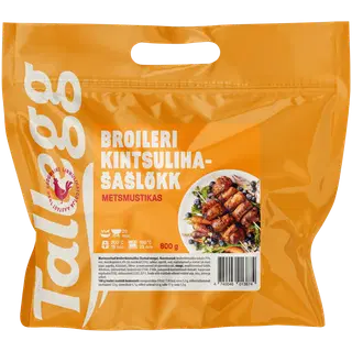 Tallegg broileri kintsulihašašlõkk metsmustikas 800g