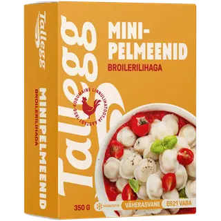 Minipelmeenid broilerilihaga Tallegg 350g