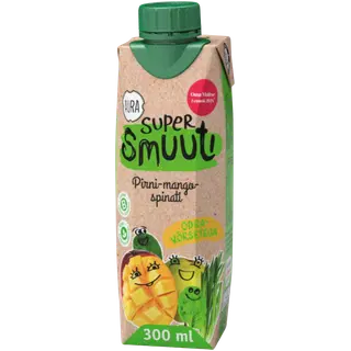 Aura Smuuti pirni-mango-spinati 0.33L odravõrsetega