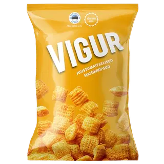 Maisikrõpsud juustumaitselised VIGUR90g