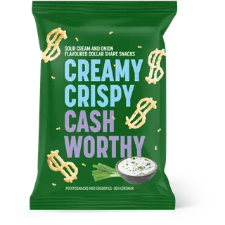 Dollar Snack hapukoore- ja sibulamaitselised kartulisnäkid 50g