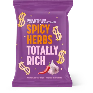 Dollar Snack küüslaugu-, murulaugu- ja tšillimaitselised kartulisnäkid 50g