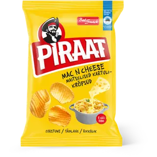 Kartulikrõpsud Mac-n-cheese mait. Piraat 150g