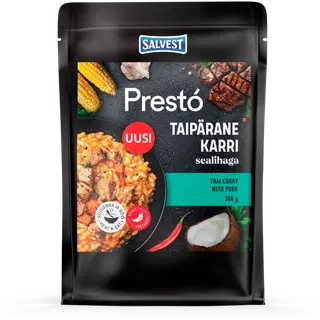 Taipärane karri sealihaga Presto 300g
