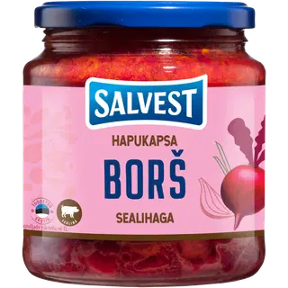 Hapukapsaborš sealihaga Salvest 530g
